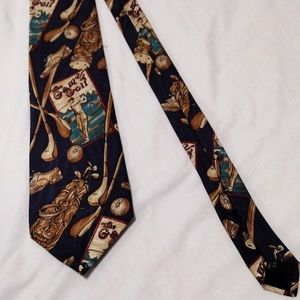 Arnold Palmer Golfing Tie 100% silk USA made Men's or Women's